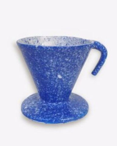 Blue Speckled Coffee Pour-Over