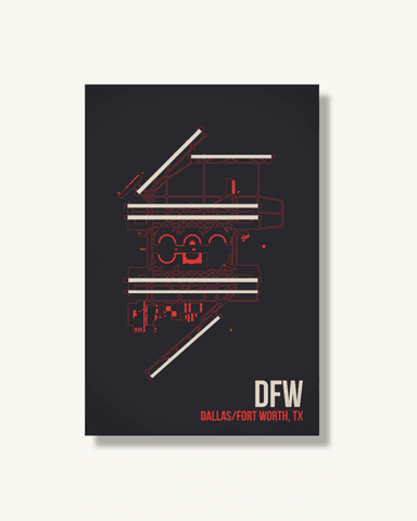 Dallas Fort Worth Art Print