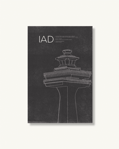 Air Traffic Control Tower Art Print IAD