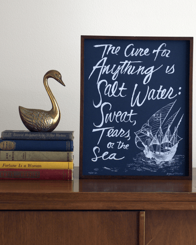 Salt Water Cure Art Print