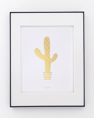 Prickly Cactus Art Print