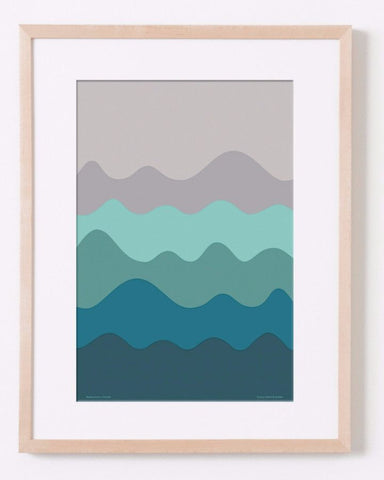 Making Waves Oceanside Art Print