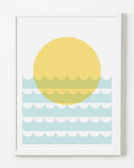 Sunset by the Seashore