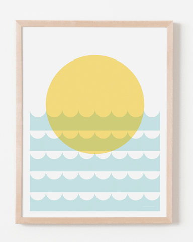 Sunset by the Seashore