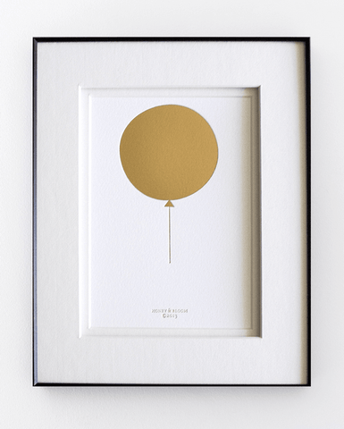Bling Balloon Art Print