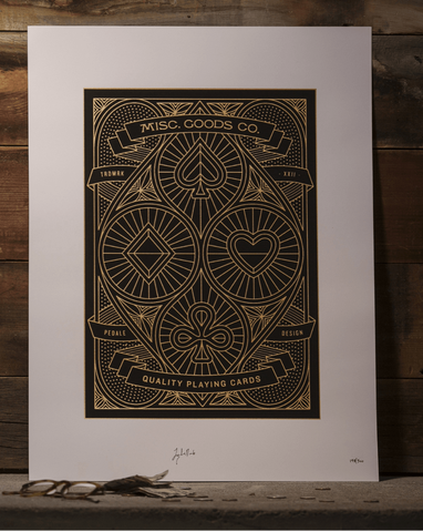 Shuffle the Deck Screen Print