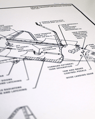 Space Shuttle STS Art Print