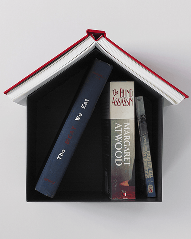 Birdhouse Bookshelf Grey