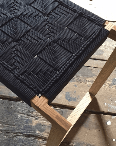 Fireside Stool Black