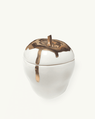 White Apple Trinket Box