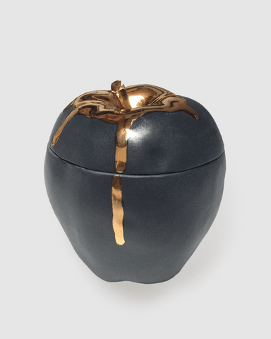 Black Apple Trinket Box