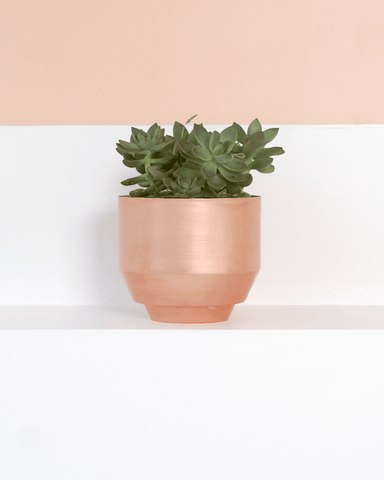 Spun Planter Pure Copper