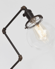 Zig Brass Desk Lamp Glass