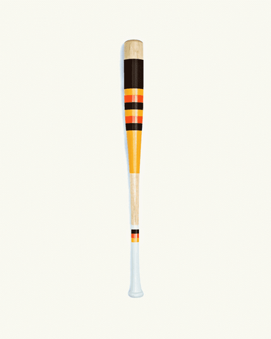 All-American Baseball Bat Brown, Orange & Yellow