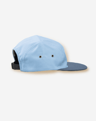 Alder 5-Panel Cap Two-Tone Blue