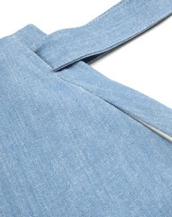 Trinity Denim Overall Dress with Removable Skirt Marine